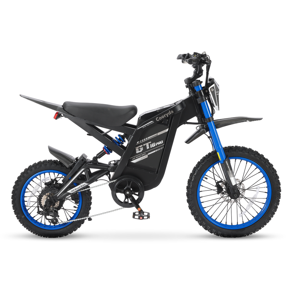 OUXI GT16 Pro - Blauw - zijaanzicht