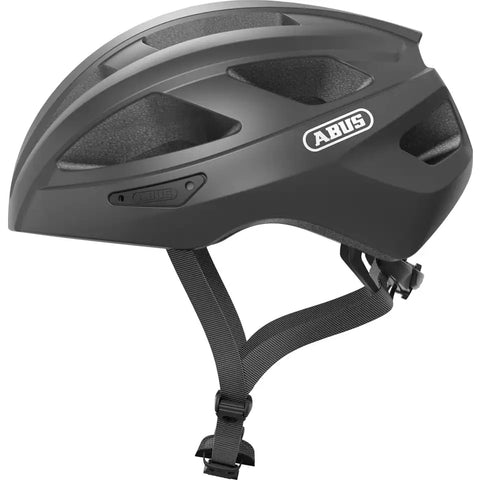 ABUS Macator cykelhjelm, skinnende titanium