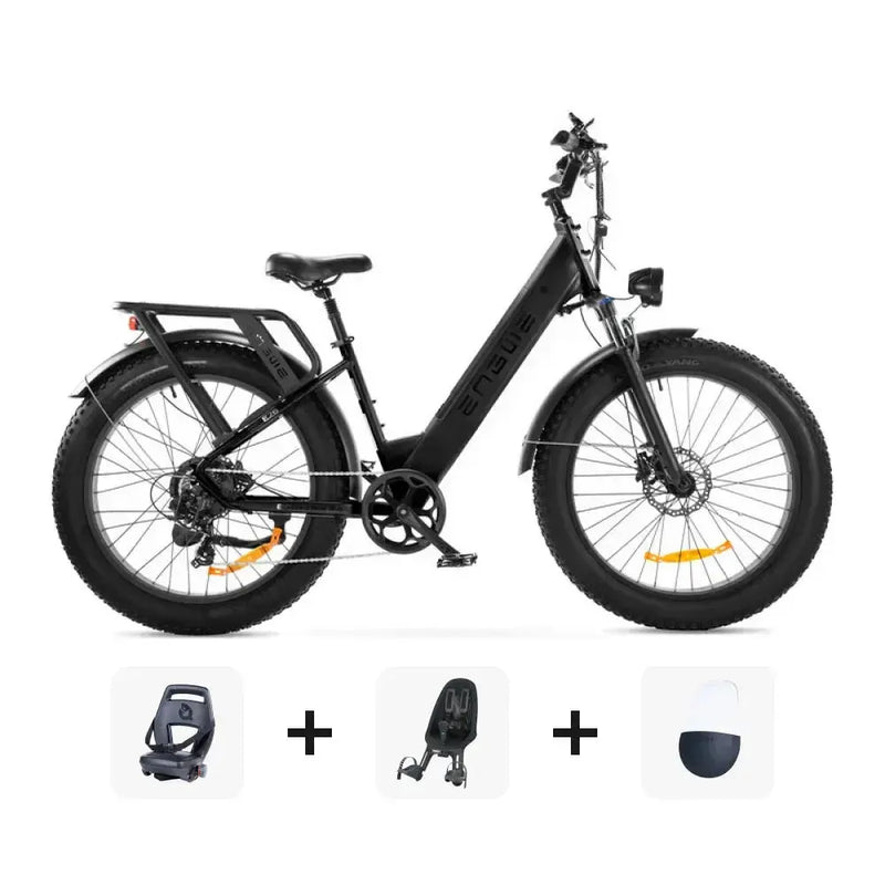 Familie-tilbud! | ENGWE E26 - Lav indstigning - Sort