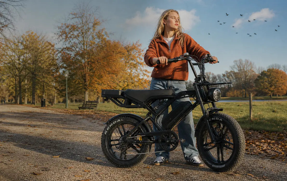 Din fatbike. Op til 25 km/t. Gratis levering.