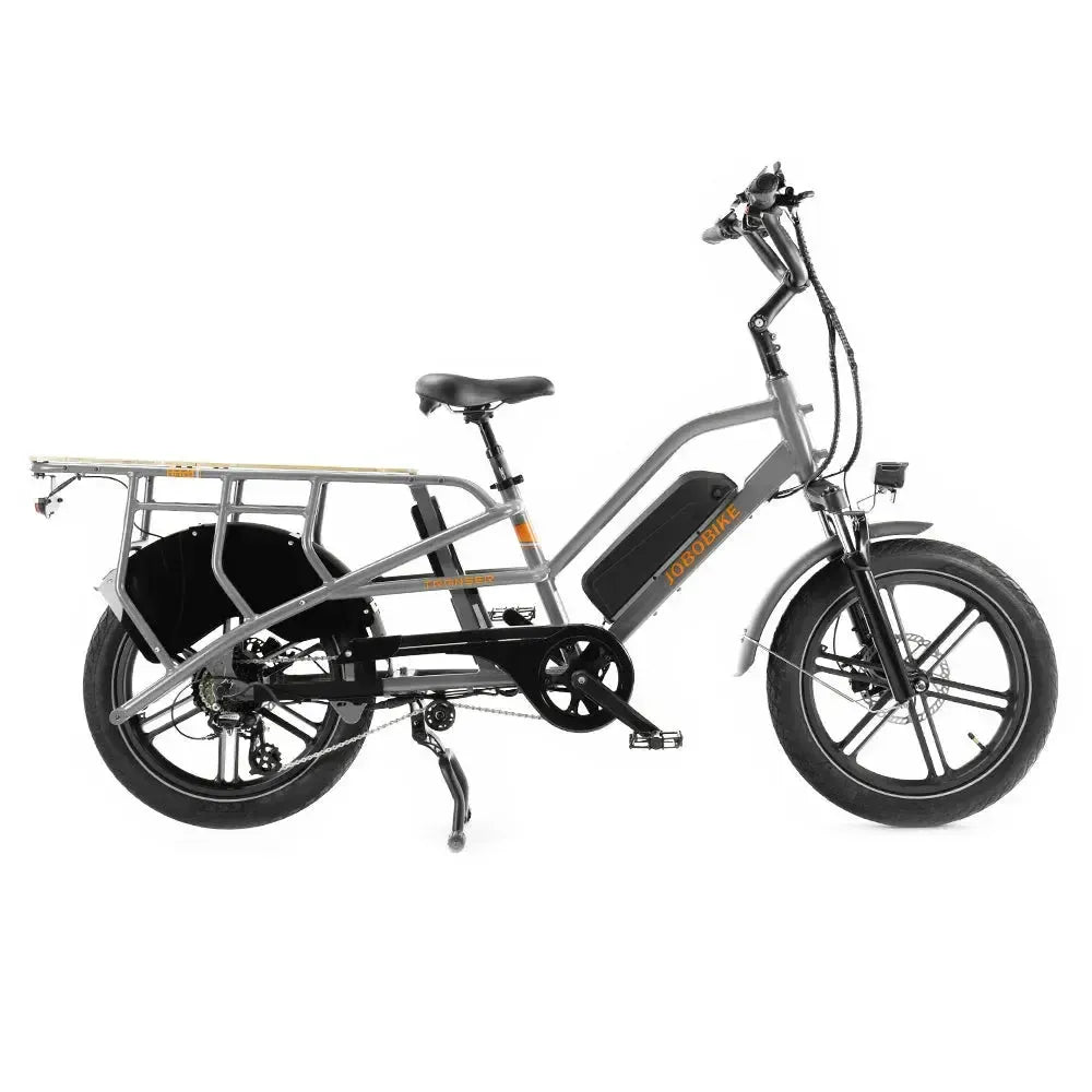JOBOBIKE Transer - Longtail - Sølvgrå