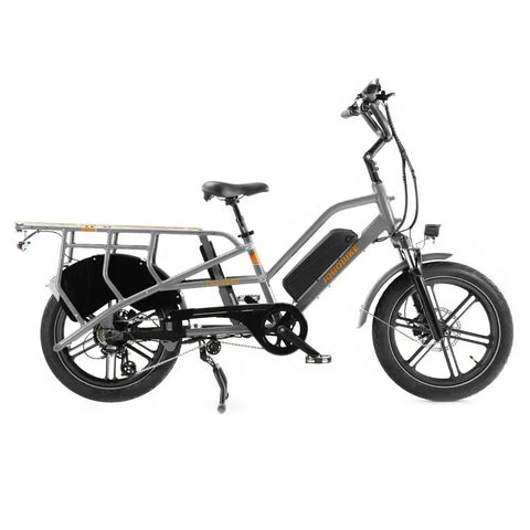 JOBOBIKE Transer - Longtail - Sølvgrå
