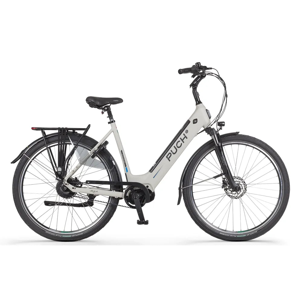 Puch E-Zirkon Enviolo Rem - Mat Sidelilla Grå