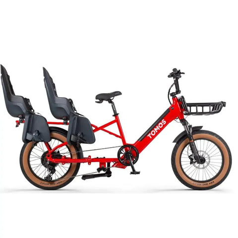 Tomos E-Cargo - Longtail - Rød